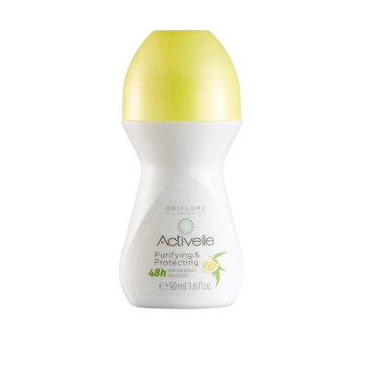 مام دئودورانت لیمویی 48 ساعته اکتیول اوریفلیم ACTIVELLE Purifying & Protecting Anti-perspirant 48h Deodorant Oriflame