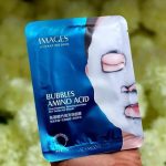 ماسک حباب ورقه ای کربن آمینو اسید ایمیجز Images Amino Acid Bubbles Facial Mask