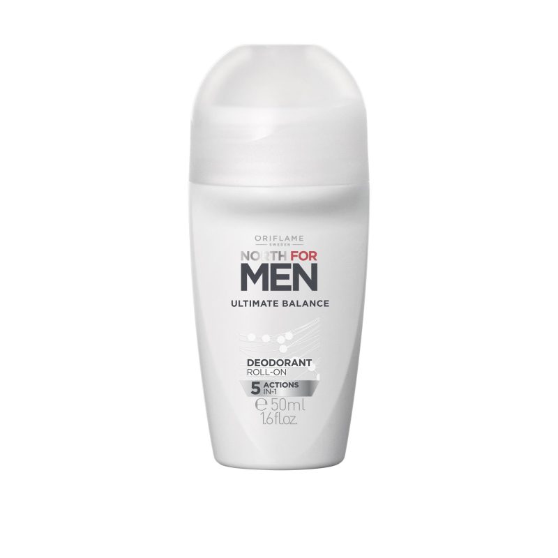 مام ضدتعریق آتلیمیت بالانس مردانه نورث فورمن مردانه NORTH FOR MEN Ultimate Balance Roll-On Deodorant Oriflame