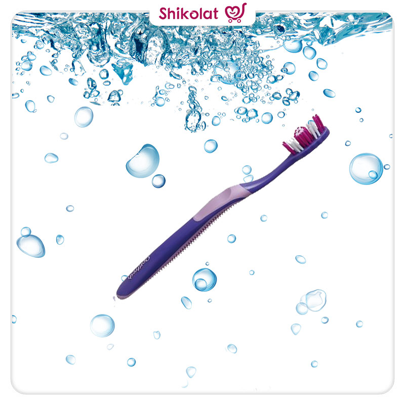 مسواک مدیوم بنفش اپتیفرش اوریفلیم Optifresh Toothbrush Medium - Purple Oriflame