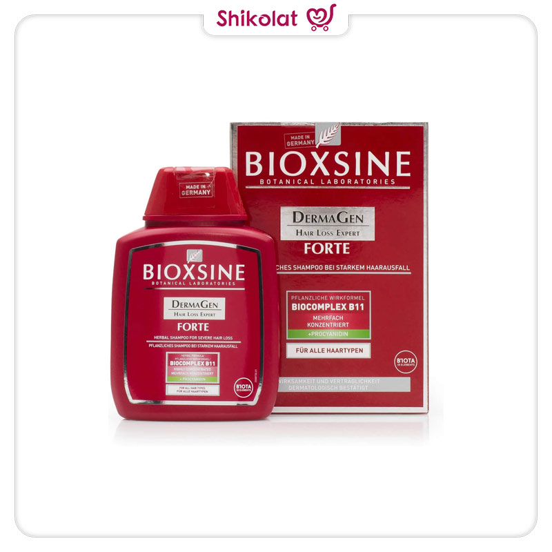 شامپو ضد ریزش مو بیوکسین مخصوص انواع مو حجم 300 میل BIOXCIN FORTE HAIR LOSS SHAMPOO 300ml