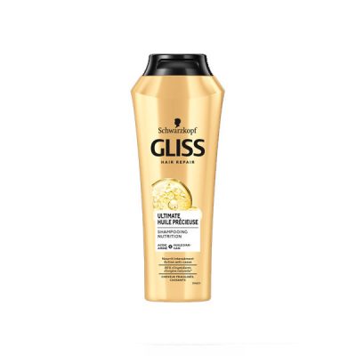 شامپو ترمیم کننده مو گلیس مدل آلتیمیت الکسیر حجم 500 میل Schwarzkopf Gliss Ultimate Oil Elixir Shampoo