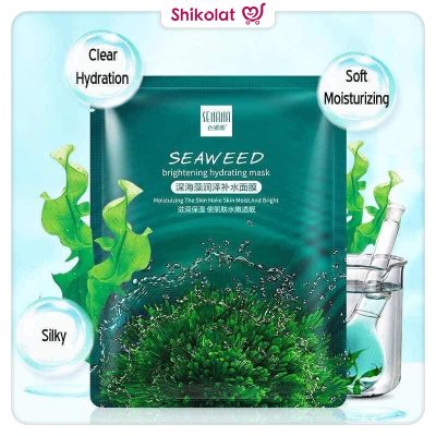 ماسک نقابی آبرسان سیوید سنانا Senana Seaweed Brightening Hydrating Skin Care Oil Control Mask