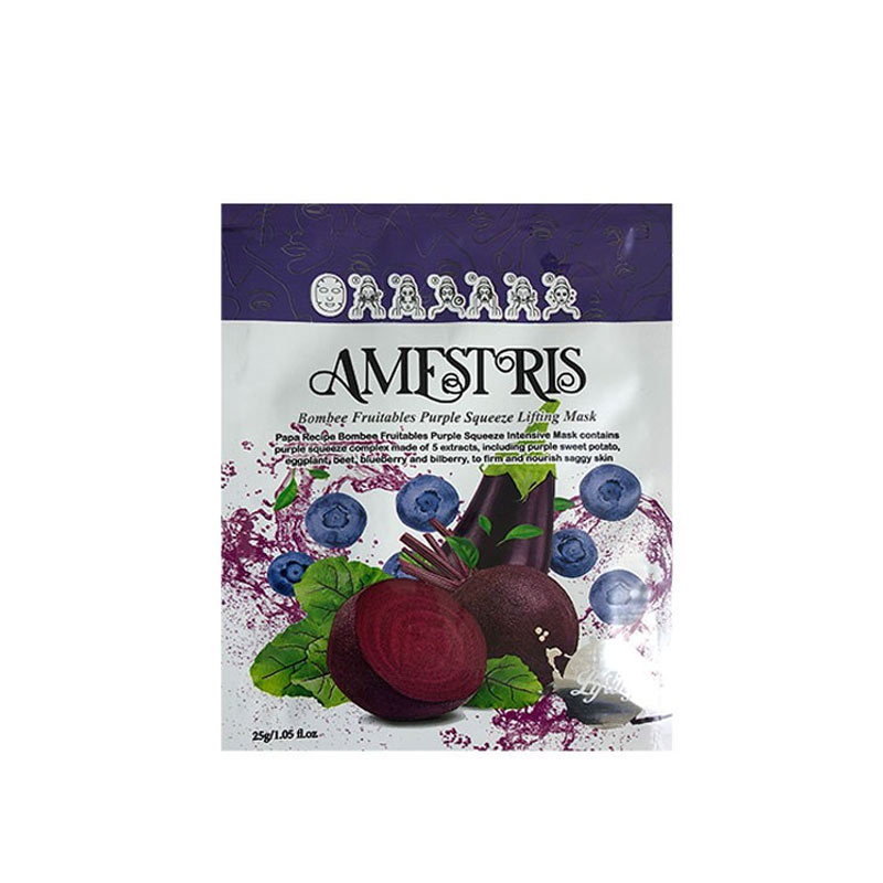 ماسک ورقه ای صورت آمستریس مدل میوه های بنفش Amestris Face Mask Purple Fruit Model