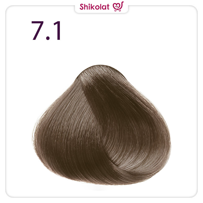 رنگ مو دائمی ماکزیمم کالر فابرلیک رنگ بلوند خاکستری تن 7.1 کد 18038 Faberlic Maximum Color Permanent Dye, tone 7.1. Ash blond
