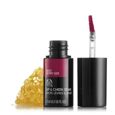 Lip Cheek Stain - Liquid Blush Lipstick 029 Deep Berry 7.2ml بادی شاپ The body shop شیکولات
