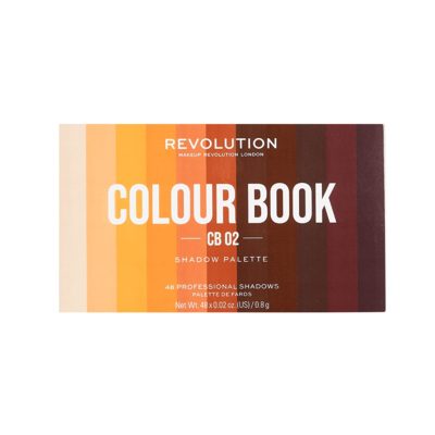 پالت سایه چشم 48 رنگ Colour Book Shadow Palette No : Cb02 رولوشن Revolution شیکولات