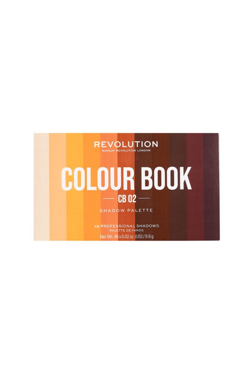 پالت سایه چشم 48 رنگ Colour Book Shadow Palette No : Cb02 رولوشن Revolution شیکولات