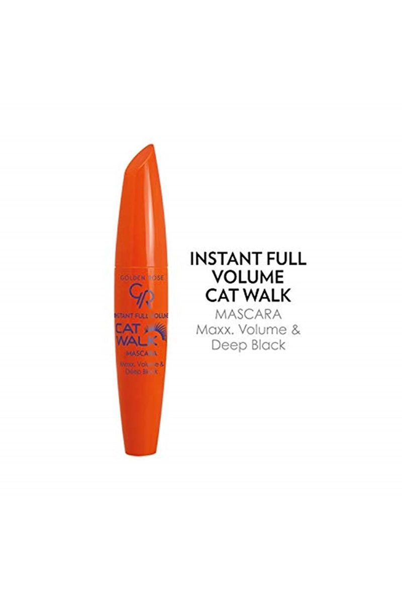 ریمل ضد آب حجم دهنده و بلند کننده Cat Walk مشکی گلدن رز Golden Rose شیکولات