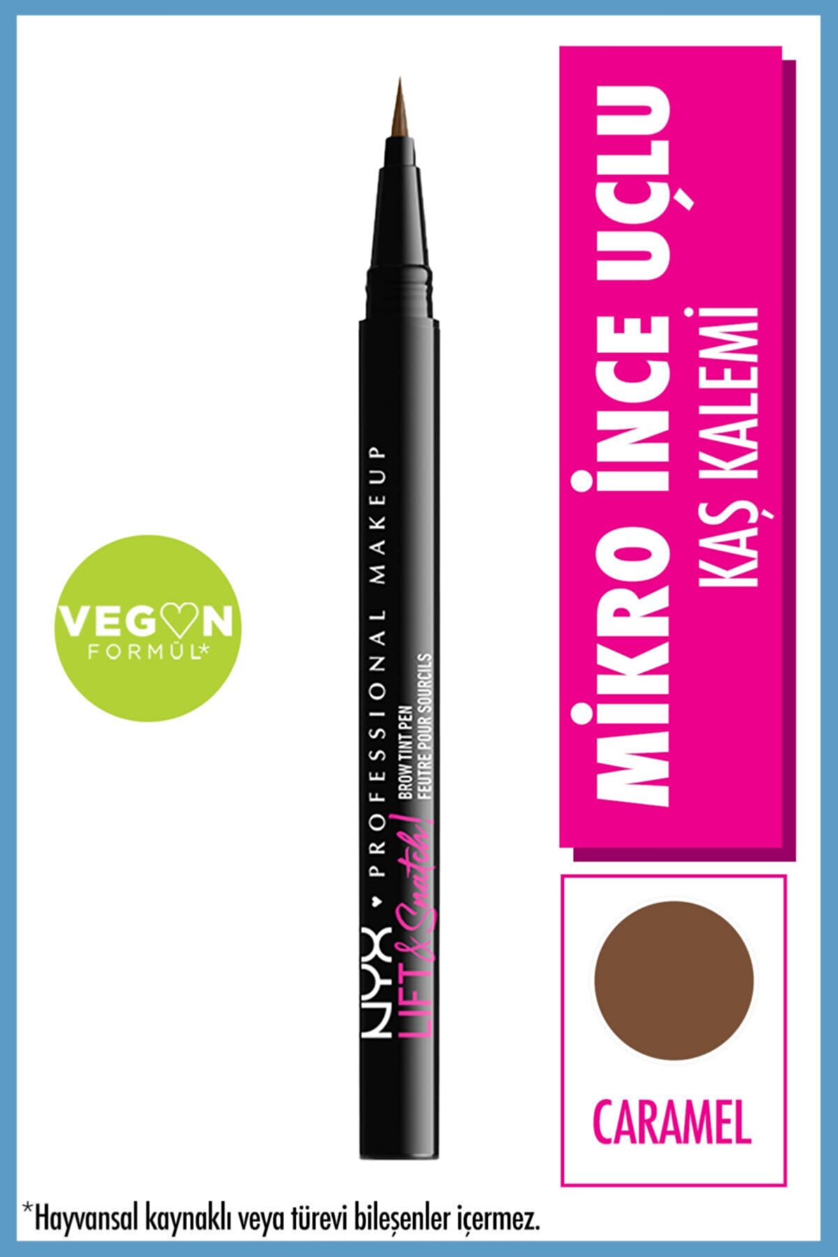 قلم هاشور ابرو Lift & Snatch Eyebrow Tint Pen رنگ  حجم 1 میل نیکس NYX شیکولات
