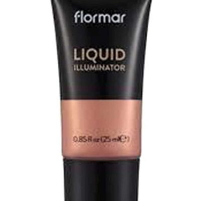 کرم روشن کننده پوست دو کاره پرایمر و هایلایتر مایع مدل Illuminator  شماره ۰۲ رنگ طلایی فلورمار Flormar شیکولات