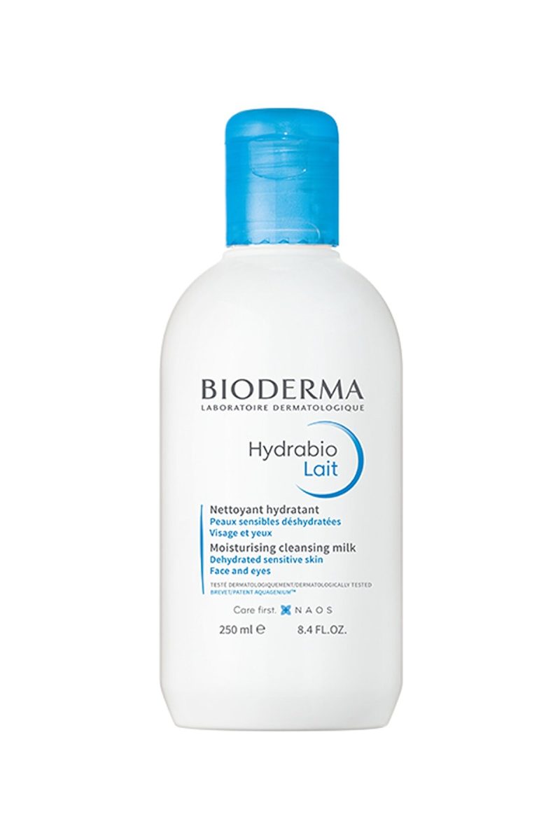 محلول پاک کننده آرایش شیری مدل Hydrabio با حجم 250 میل بایودرما Bioderma شیکولات