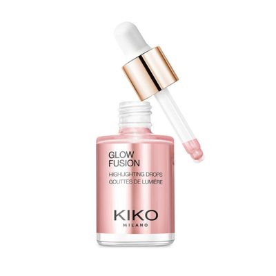 هایلایتر قطره ای مدل Glow Fusion رنگ Platinum Rose شماره 01 کیکو KIKO شیکولات