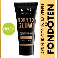 کرم پودر Born To Glow! Naturally Radiant Foundation رنگ 10-buff حجم 30 میل نیکس NYX