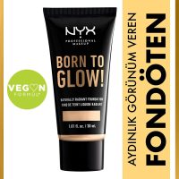 کرم پودر Born To Glow! Naturally Radiant Foundation رنگ 1-pale حجم 30 میل نیکس NYX