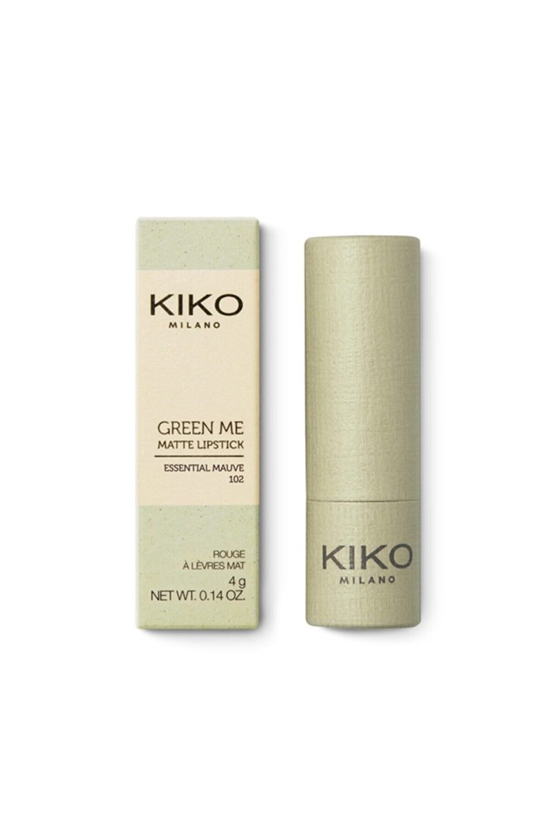 رژ لب جامد مات مدل New Green Me  رنگ Basic Brick شماره 103 کیکو KIKO شیکولات