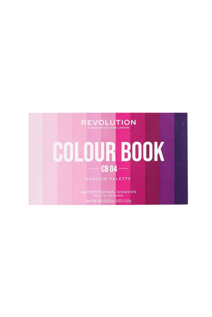 پالت سایه چشم کتابی 48 رنگ شماره:Colour Book Cb04 رولوشن Revolution شیکولات