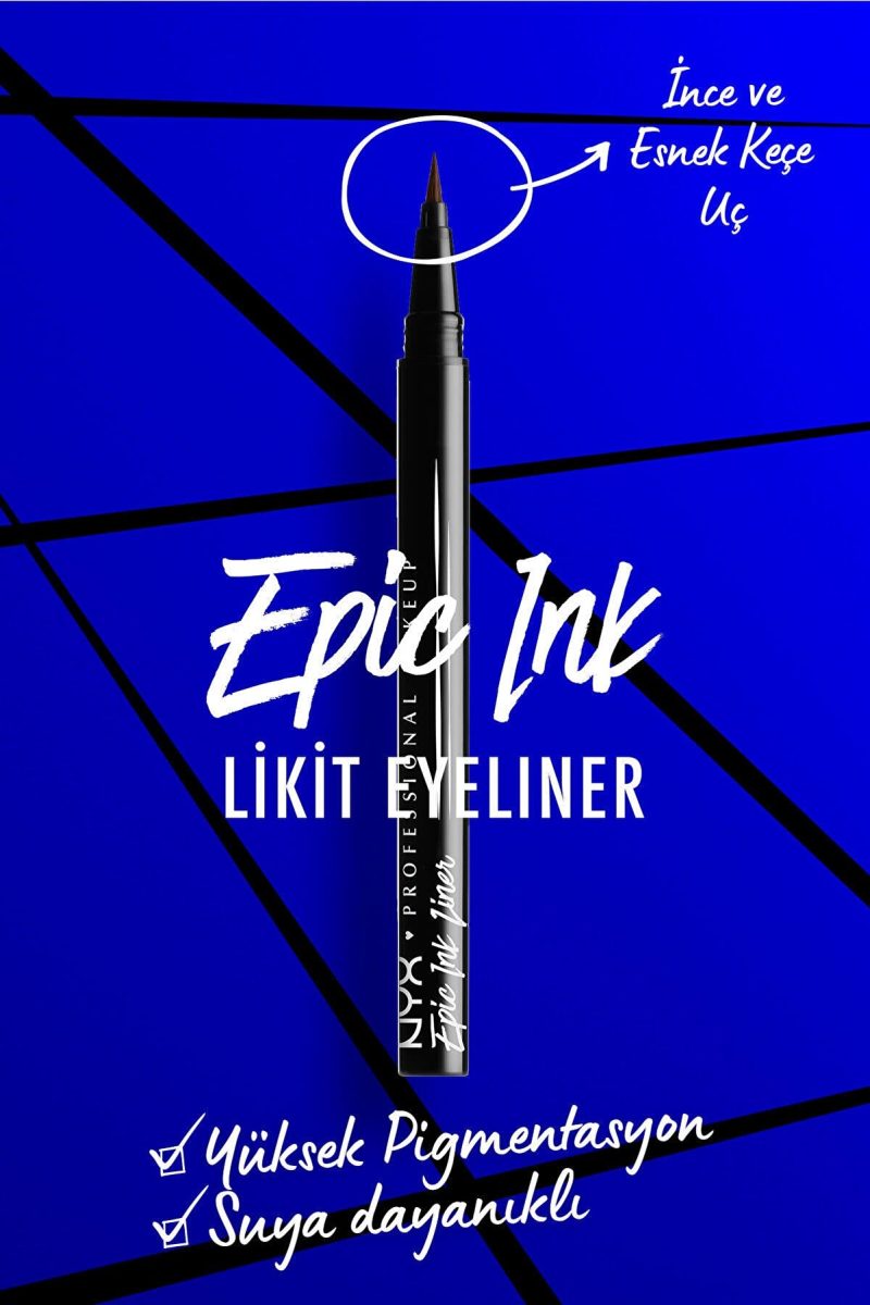خط چشم ماژیکی اپیک Epic Ink Liner رنگ  حجم 1 میل نیکس NYX شیکولات