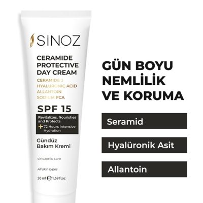 کرم مراقبت روزانه محافظت کننده پوست SPF15 با حجم 50 میل  سینوز Sinoz شیکولات