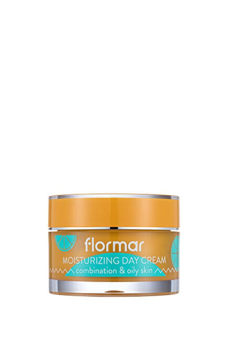 کرم روز مرطوب کننده پوست لیمو و ویتامینC مناسب پوست ترکیبی و چرب شماره002 فلورمار Flormar شیکولات