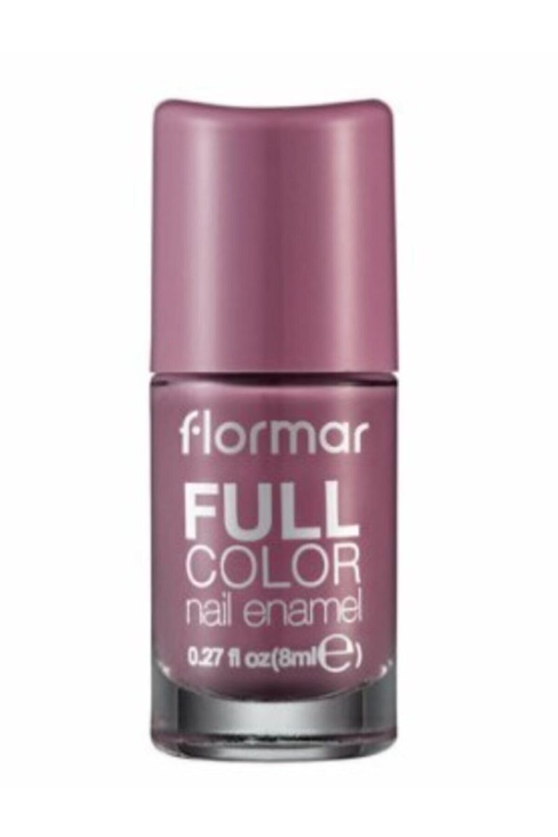 لاک ناخن تمام رنگی فول کالر Full Color رنگ صورتی تیره شماره Fc75 فلورمار Flormar شیکولات