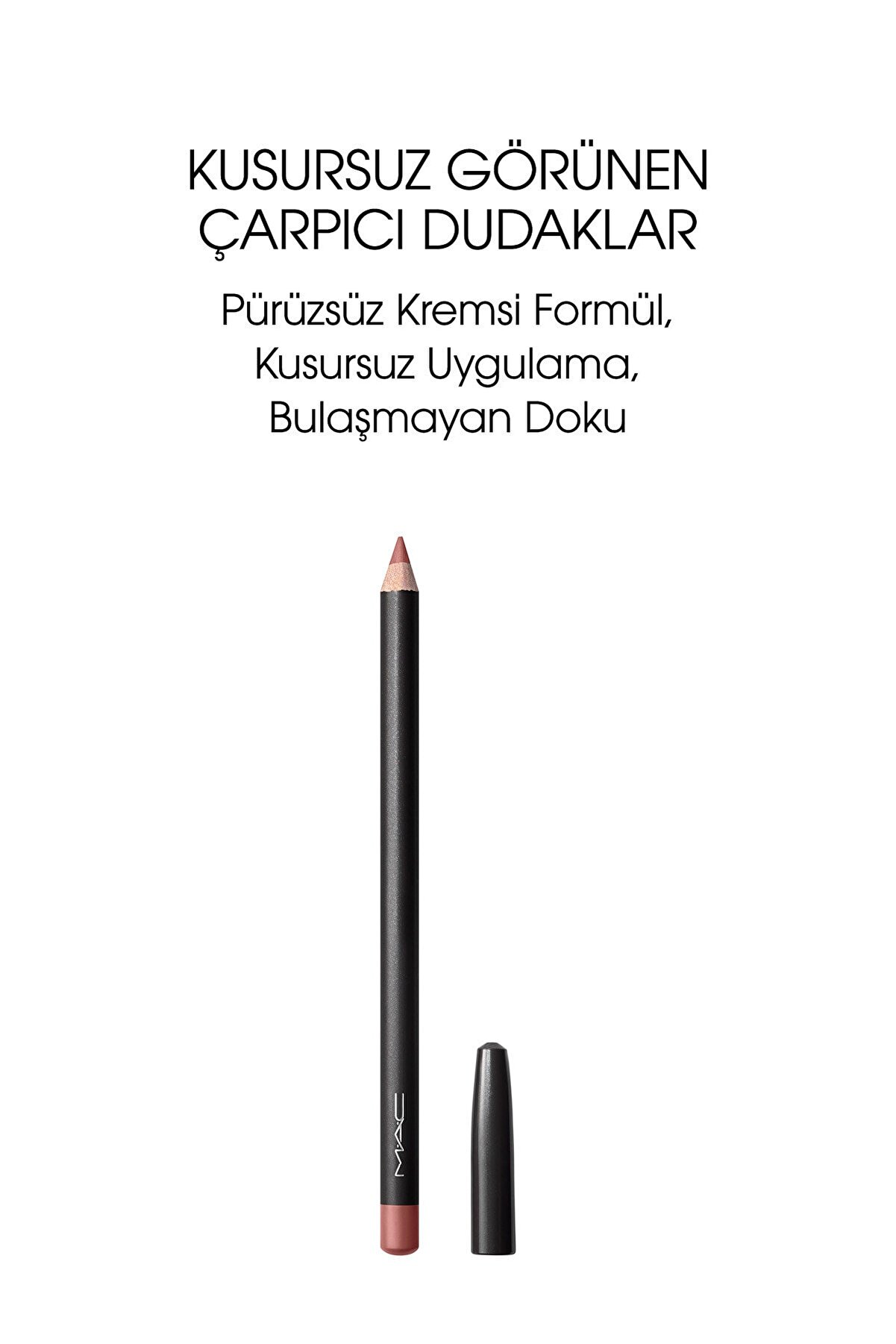 مداد لب Lip Pencil مدل WHIRL گل رز کثیف حجم 1.45 میل مک MAC شیکولات