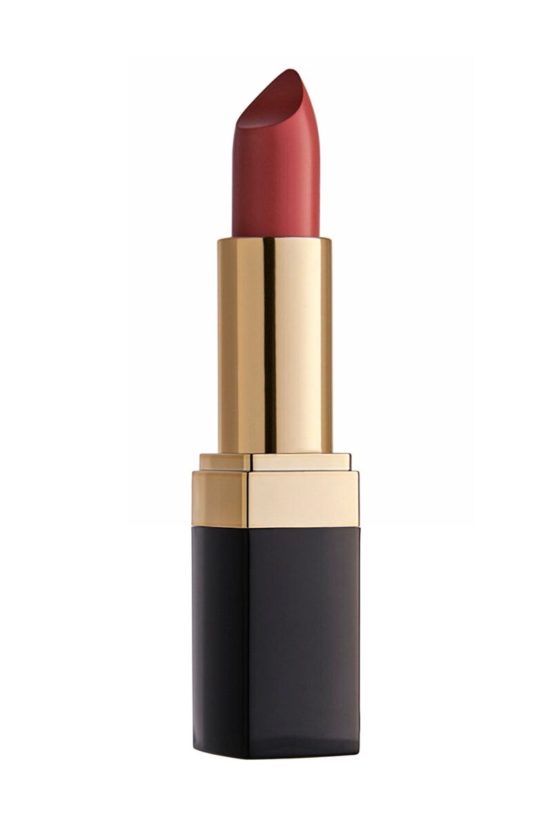 رژلب جامد مدل Lipstick رنگ نارنجی شماره 54 گلدن رز Golden Rose شیکولات