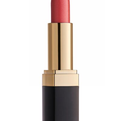 رژلب جامد مدل Lipstick رنگ صورتی شماره 90 گلدن رز Golden Rose شیکولات