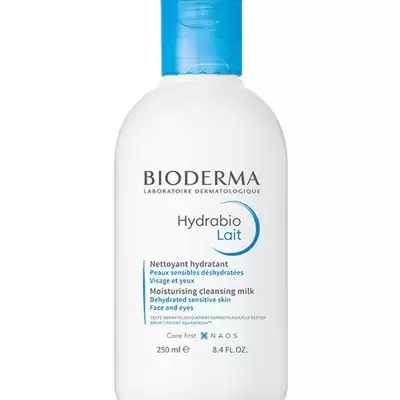 محلول پاک کننده آرایش شیری مدل Hydrabio با حجم 250 میل بایودرما Bioderma شیکولات