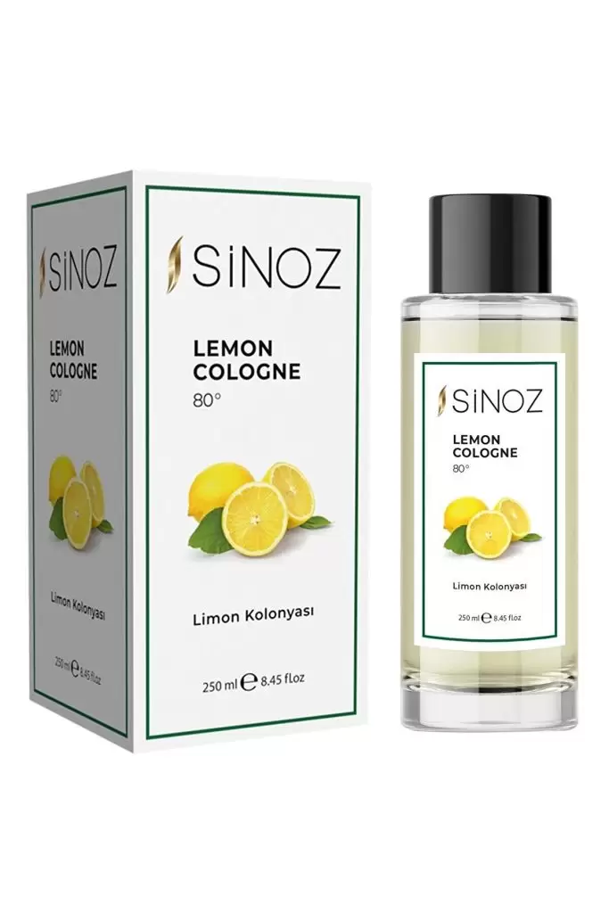 ادکلن لیمو با بطری شیشه ای با حجم 250 میل سینوز Sinoz شیکولات